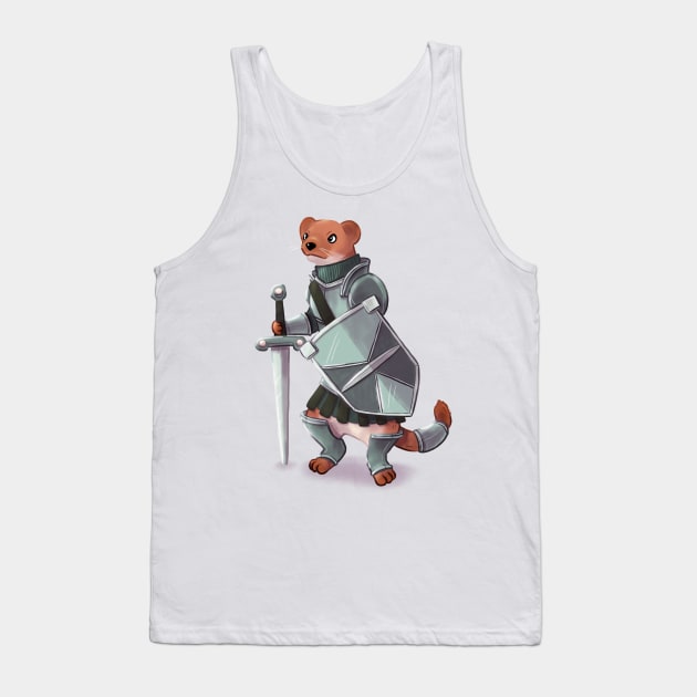 Fighter Weasel Tank Top by Melissa Jan